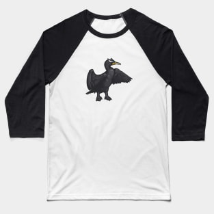 Double-Crested Cormorant Baseball T-Shirt